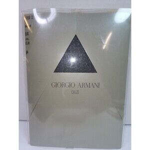 Vintage Giorgio Armani Calze Diamond Ice Tights Size A Black 8048 NOS Made USA